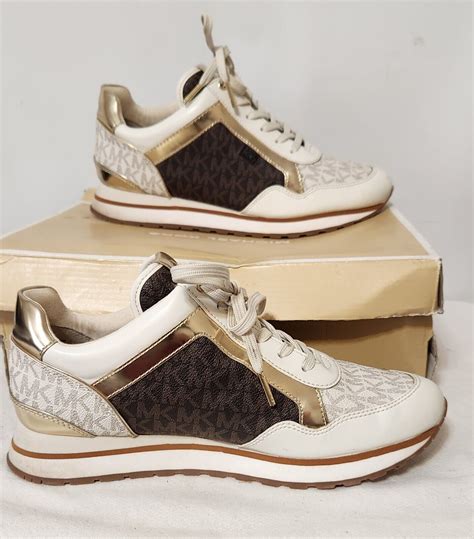 michael kors outlet maddy two-tone logo and mesh trainer|Maddy Two.